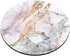 Smooffly Pink and Blue Marble Circular Mouse Pad, Teacher Custom Present, Round Mat 7.9 x 7.9 x 0.12 Inch