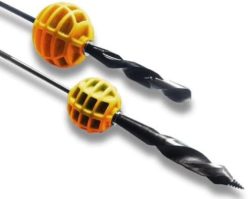 Rack-A-Tiers Bumper Balls, Drill Alignment Tool Kit for Electricians, 1-1/2" and 2" Drill Bit Ball