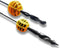 Rack-A-Tiers Bumper Balls, Drill Alignment Tool Kit for Electricians, 1-1/2" and 2" Drill Bit Ball