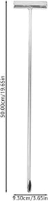 19.68 Inch Manhole Cover Lifting Hook T-Shaped Door Lifter Tool Heavy Duty Steel Hook for Rolling Shutter Doors