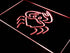 j334-b(c) ADVPRO Crab Seafood Food Cafe LED Sign Neon Light Sign Display