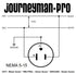 Journeyman-Pro 515CV-LIT Lighted 15 Amp 120-125 Volt, NEMA 5-15R, 2Pole 3Wire, Female Plug Replacement Connector