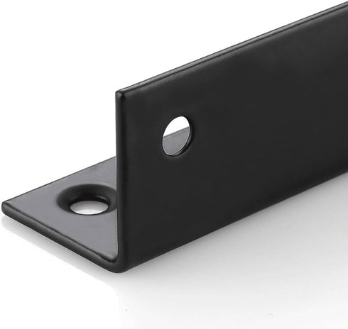 MINGFANITY 4PCS Bracket,16.7'' 1'' 2mm, L Brackets, Corner Brace Angle , Superior Stainless Steel x M, Thickness Wood