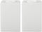 STOBAZA Square Lampshade Set of 2 White Frosted Glass Lamp Shade Fits