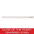 Starrett Tempered Steel Thickness Gage or Feeler Stock 0.04mm Thickness, 30cm Length with 3/6" Hole - 667M-4