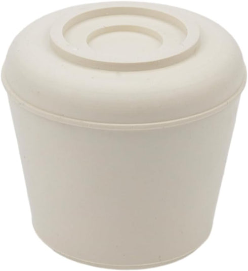 1" (4 Pack) Inner Diameter Round Chair Leg Tips Caps Non-Slip Rubber Leg Tips Replacement Slip-On Rubber Folding Chair