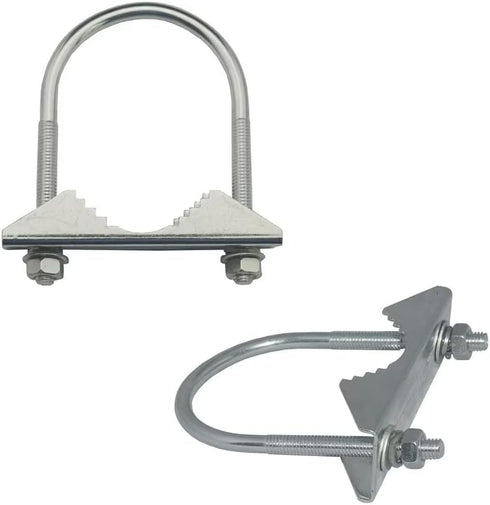 Chaowei U Bolts, 2 pcs Magnetic Stainless Steel Hardware for Outdoor WiFi Antenna Mounting Bracket, 4G LTE, Ham Radio