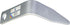 10-165 3/8in. L-Shaped Large Rafter Hook for Nail Guns with 3/8in. NPT Air Fitting, Teeth Washer Included