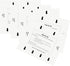 Digital Nc (5-Pack) Office Grade Paper Shredder Sharpening, Cleaning & Lubricant Sheet, White