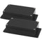 Zulkit Junction Box ABS Plastic Dustproof Waterproof IP65 Electrical Boxes Project Enclosure with Fixed Ear Black 7.87