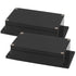 Zulkit Junction Box ABS Plastic Dustproof Waterproof IP65 Electrical Boxes Project Enclosure with Fixed Ear Black 7.87