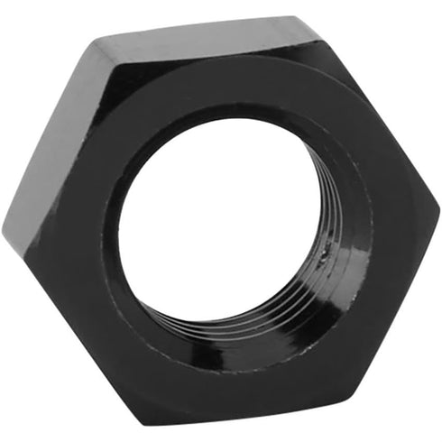 Speedway Motors 1/2-20 12 Pack 7075 3/4 Inch Black Aluminum Jam Nuts Fine Thread Includes RH and LH Alloy Hex for Heim