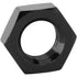 Speedway Motors 1/2-20 12 Pack 7075 3/4 Inch Black Aluminum Jam Nuts Fine Thread Includes RH and LH Alloy Hex for Heim