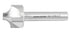 Accusize Industrial Tools 3/8'', H.S.S. Corner Rounding End Mills, 1/2'' Shank Dia