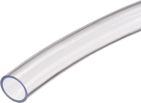 DMiotech 18mm ID 21mm OD Clear PVC Tube, Flexible Transparent Hose for Garden Water Tube, Air Tube, Oil Tube