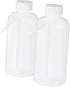 2pcs Luxshiny Plastic Wide Mouth Wash Bottles Portable Squeeze Design for Smooth Watering Lightweight and Chemical