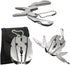Mini Keychain Set - 6-in-1 Multitool Plier, Adjustable Wrench & Carry Case, Multifunctional All In One