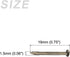 Small Nails (1.5x19mm) 200pcs, Carbon Steel Tiny Hardware Nails - for Household Woodworking, Bronze Tone