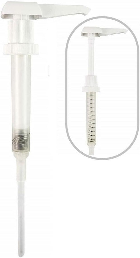 Syrup Pump for Standard Gallon Jug, Lock Down Pump Delivers 1oz/30ml of Liquid with Each Stroke