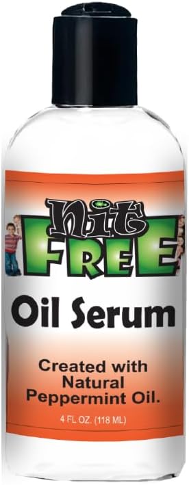 Nit Free Shampoo, 4oz Bottle, Olive Oil Based with Dimethicone Oil and Peppermint