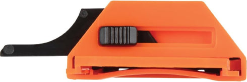 Klein Tools 44125 Utility Knife Blade Dispenser - 50 Triple Ground Replacement Blades for Long-Lasting Sharpness