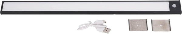 Sanpyl Motion Sensor Light Bar, 70 LED, 120 Induction, Black, Modern, Under-Cabinet