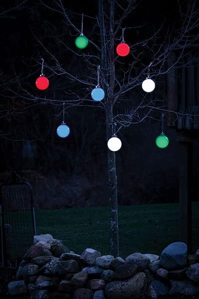 WP510 Battery Powered Decorative Outdoor LED Hanging Globe Light, 5"