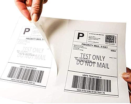 IDEALSEAL Half Sheet Self Adhesive Shipping Labels for Laser & Inkjet Printers, 250 Count (500 Labels).
