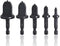 5 Pcs Swaging Tool Drill Bit Set, 1/4 Inch Hex Shank Copper Pipe Swagging Tools