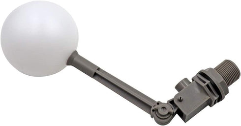3/4" Plastic Float Valve for Water Tank with Adjustable Arm, Automatic Fill for Pool & Livestock Waterer