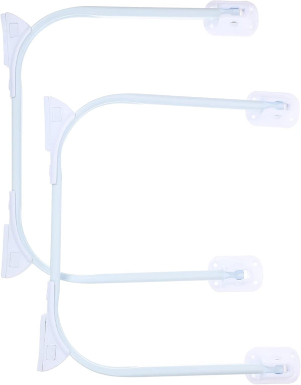 Angoily 2pcs Folding Hairpin Table Legs Metal Furniture Support for Bedside Tables
