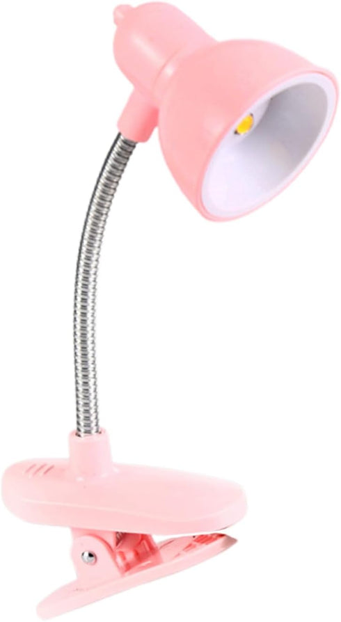 Generic Clip On Desk Lamp Flexible Portable Eye Protection LED Light, Clamp Design for Focused Reading and Study | Home