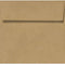 LUXPaper 50 Qty Square Invitation Envelopes, Peel & Press, 3 1/4" x 3 1/4", Grocery Bag Brown, 70lb. Text