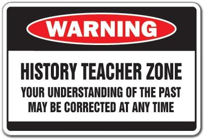 History Teacher Zone School Book Gift, Funny Gag Books, Middle High School Retire Sign, 20" Tall