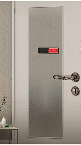 Open Closed Sign for Business Door, Privacy Slide Door Sign Indicator for Storefront, Restroom, Office, Restaurants