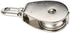 1-Pack M50 Heavy Duty Stainless Steel Single Pulley Block, Swivel Rigging Lifting Wheel for 400kg