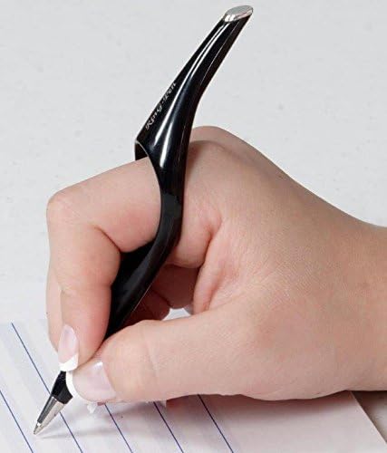 Grandee Ring Ergonomic Ball Point Pen with 2 Refills (Black Ink)