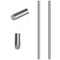Glarks 2Pcs Stainless Steel Straight Solid Metal Round Rod, 6.35mm x 356mm for DIY RC Model Car, Helicopter