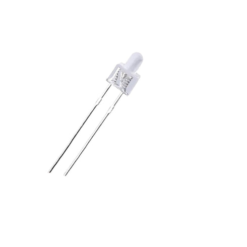 LDGSUPH 2mm Light(10pcs Led Pacifier Type Red Yellow Green Bule Warm White Water Clear Lens Big Wide Angle Light Diodes