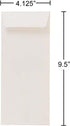 JAM PAPER #10 Policy Business Commercial Envelopes - 4 1/8 x 9 1/2 - White - 50 Pack
