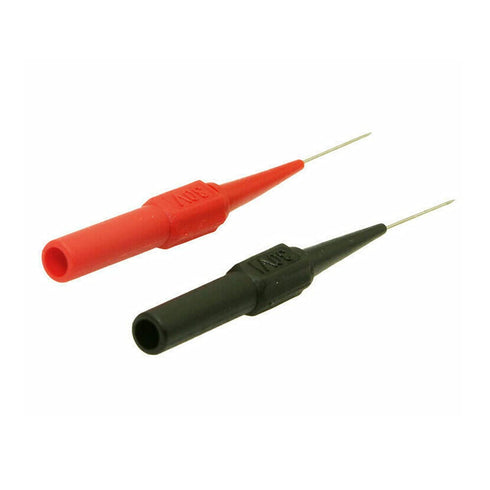 10PCS Multimeter Test Lead Extension Back Probes, Sharp Needle Micro Pin Stainless Steel for Banana Socket Tester
