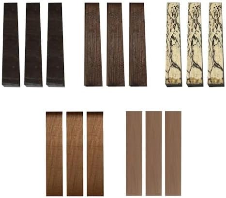 Exotic Wood Zone's Pack of 15 Pen Blanks - East Indian Rosewood,