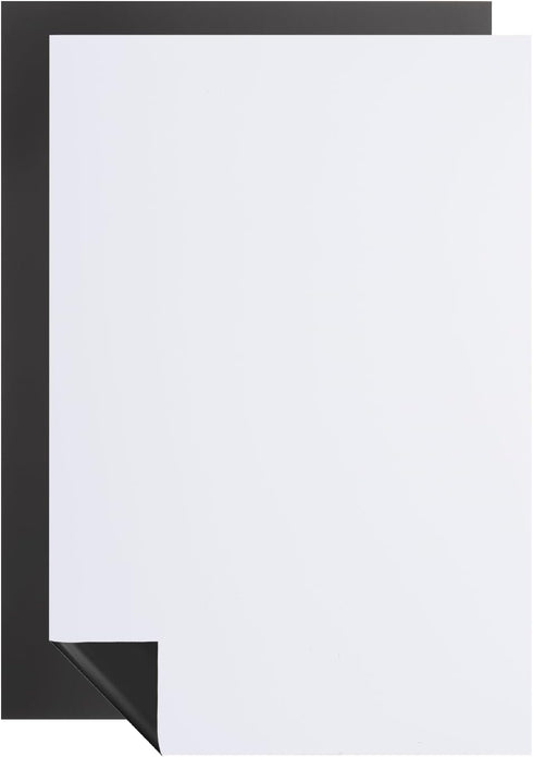 PATIKIL 2 Pcs Adhesive Dry Erase Board Paper, 12" x 8" Peel and Stick Whiteboard for Fridge, Office, Wall