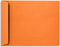 LUXPaper 10 x 13 Open End Envelopes, Peel & Press, Mandarin Orange, 80lb. Text, 50 Qty