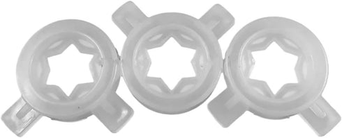 ZeAda Ice Cream Maker Accessories 3 in 1 White Modeling Caps Spare Part