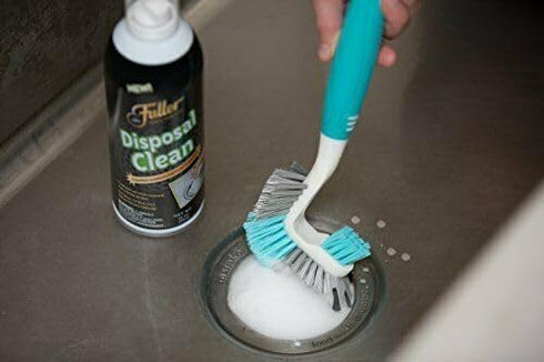 Countertops Fuller Brush Multi-Surface Brush Dual Bristle Cleaning Brush for Garbage Disposal, Sink & Non-Slip Rubber