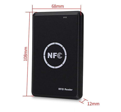 Godely 125khz 13.56Khz 5 T5577 RFID NFC Reader Writer,Handheld Key fob Smart Reader Writer,Copier,ICID Dual Band