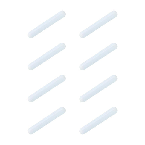 MECCANIXITY Magnetic Stirrer Mixer Stir Bar Rod, 40mm/1.57" Cylinder Shape PTFE Coating Magnet for Laboratory (8Pcs)