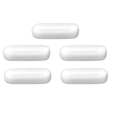 5Pcs 5x15mm PTFE Magnetic Stirrer Mixer Type C Stir Bars, Laboratory PTFE Stirring Rod