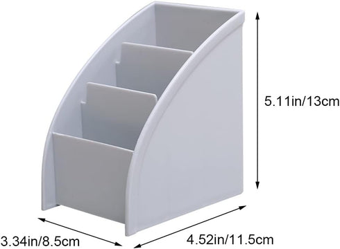 Desk Organizer Trapezoid Creative Tabletop Holder for Remote Control, Study Office Living Room Dresser